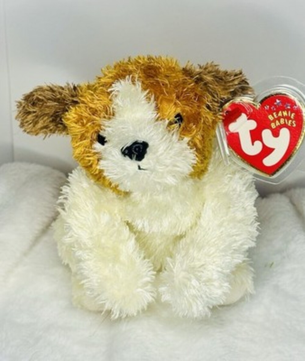 Ty Beanie Baby - SAMPSON the Puppy Dog (7.5 Inch) MWMTs Stuffed Animal Toy